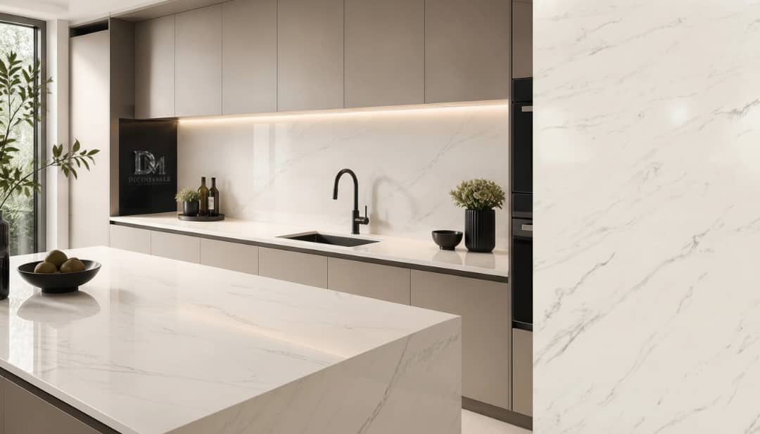 ماربل شیت 60*120 بین کابینتی D12 یو وی دار اریکه پلاست