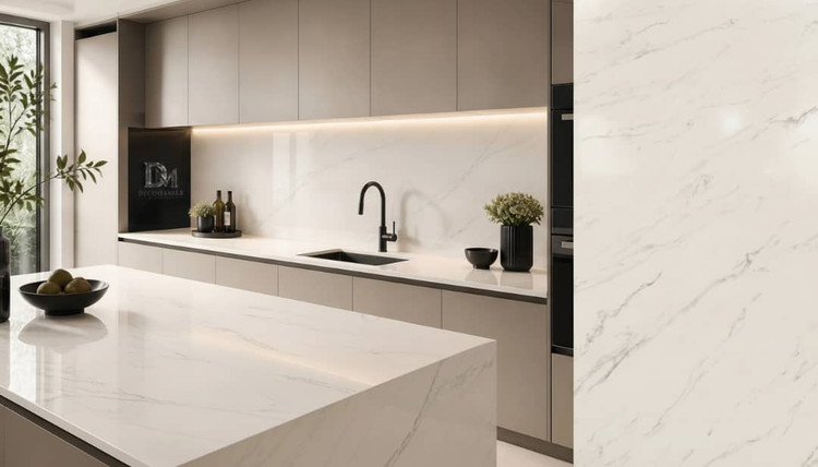 ماربل شیت 60*120 بین کابینتی D12 یو وی دار اریکه پلاست