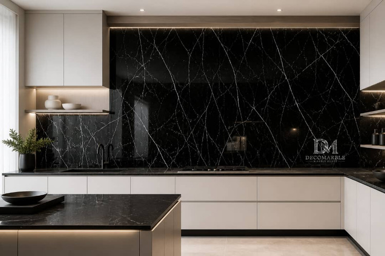 ماربل شیت 60*120 بین کابینتی D22 یو وی دار اریکه پلاست